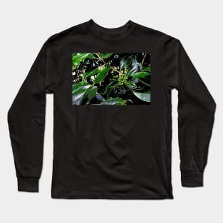 Holly Leaves Long Sleeve T-Shirt